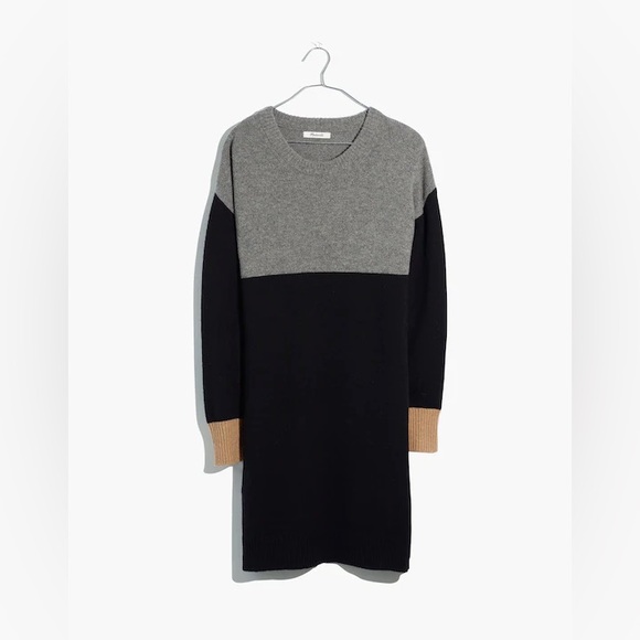 Madewell Dresses & Skirts - Madewell Colorblock Sweater Dress